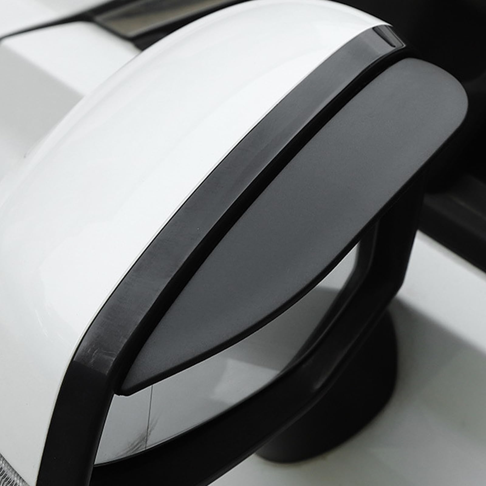 Car Rearview Mirror Rain Eyebrow Shield,Car Mirror Rain Protector Film,Mirror Visor Guard for Most Car, Truck and SUV (Solid Black, 2PC)-image-44