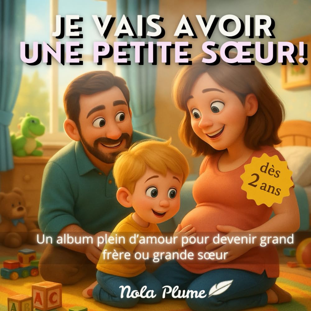 Je vais avoir une petite sœur. Un album plein d'amour pour devenir grand frère ou grande soeur. Dès 2 ans: Une belle histoire illustrée pour préparer ... à accueillir un nouveau bébé dans la famille