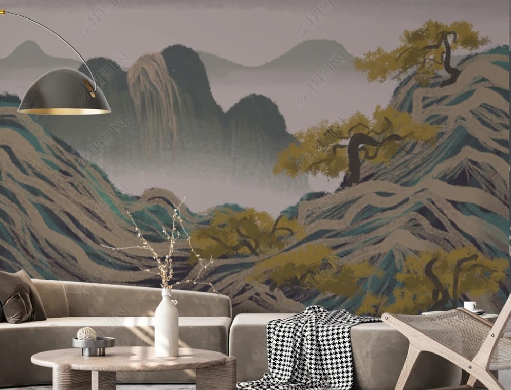 Papier peint intissé salon chambre restaurant grand format 300x210cm