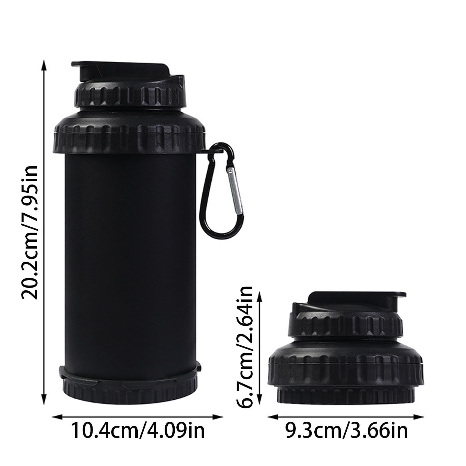 Bouteille d'eau en silicone anti-fuite de 750 ml avec paille | Bouteille d'hydratation légère et pliable pour randonnée, camping, randonnée, cyclisme, course à pied, escalade, gym