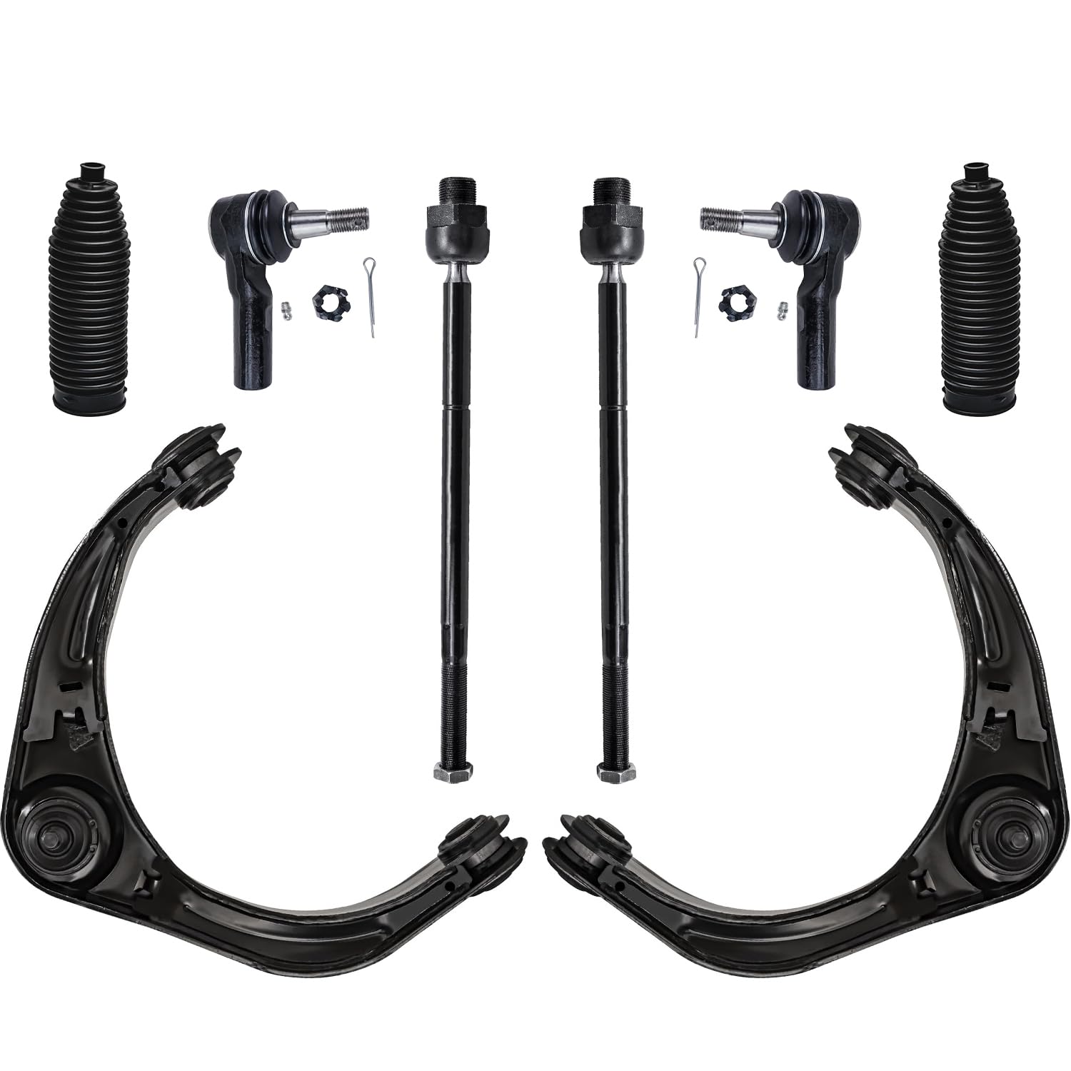 Detroit Axle - 8pc Front Upper Control Arms Kit for 2006 2007 2008
