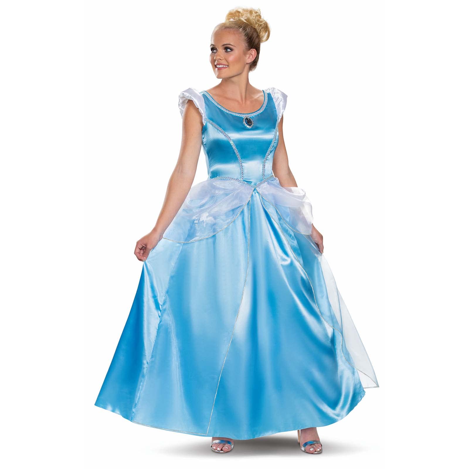 Disney Official Classic Cinderella Costume Adult, Princess Dress Up For  Adults Medium, Multicolored - BigaMart