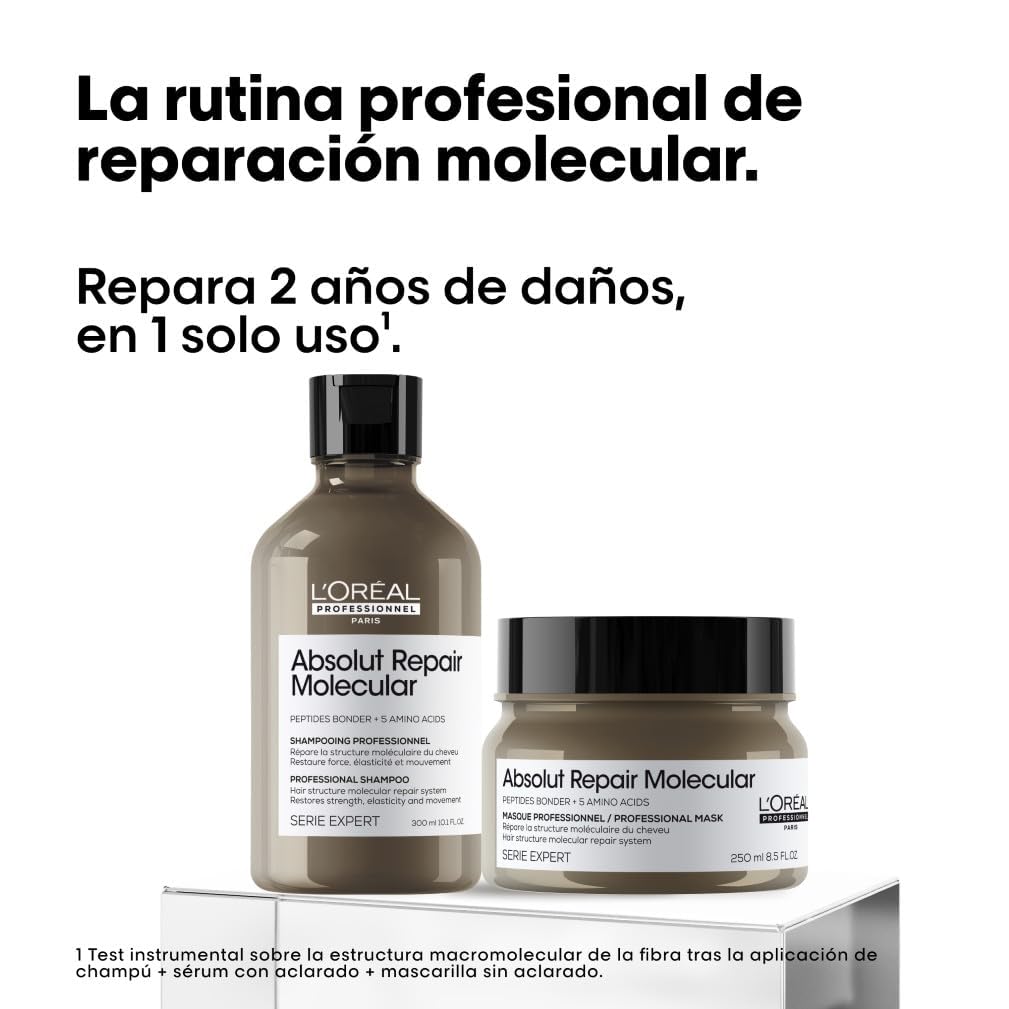 L'Oréal Professionnel Rutina repara daños y fortalece el cabello a nivel molecular, Para todo tipo de pelo dañado y seco, SERIE EXPERT
