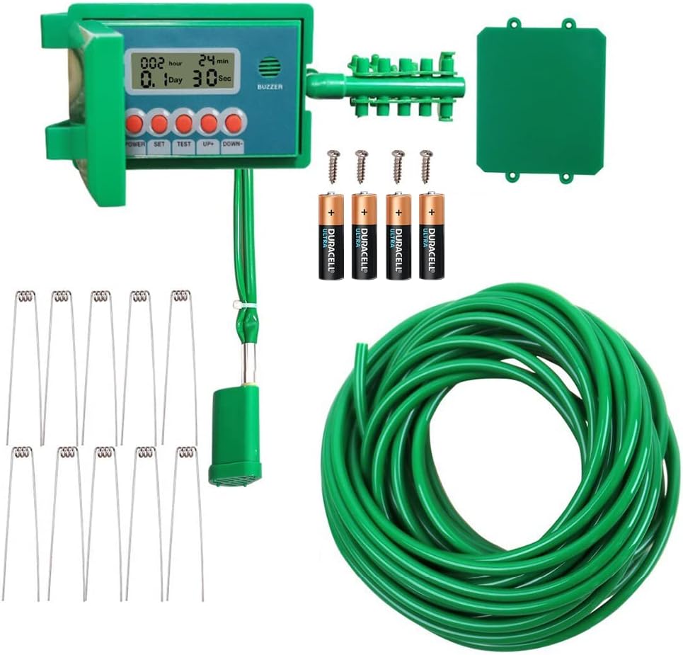 Aqualin Tech-Agro-Motive Aqualin Automatic Micro Home Drip Irrigation Watering Kit System Timer with Smart Controller for Garden