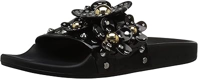 marc jacobs daisy aqua slides