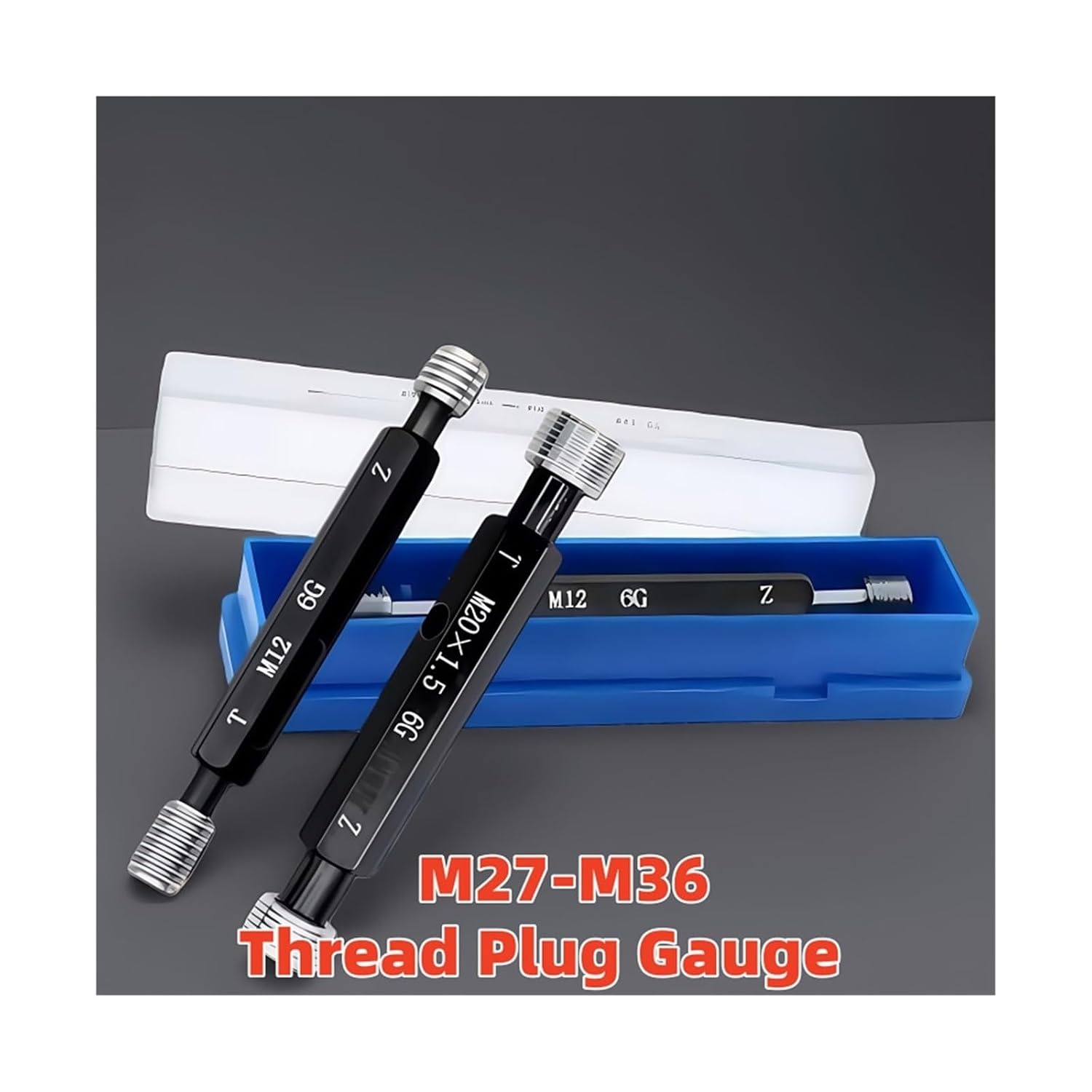 1 Pack High Precision Metric Thread Gauge 6G Internal Thread Gauge Fine Thread Test Tool for M27-M36(M32X0.75-6G)