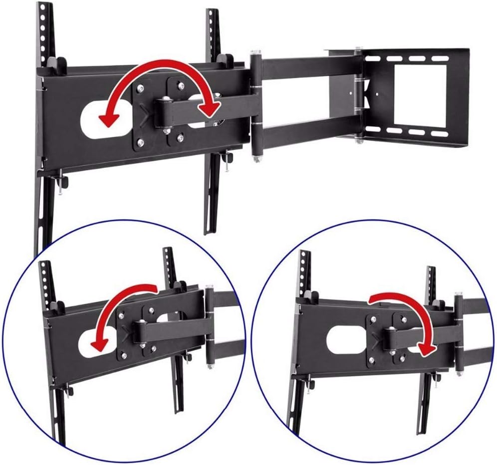 Articulating Tv Wall Mount Bracket for 26"-55" LCD Led Plasma 3D with Full Motion Tilt Ma109s