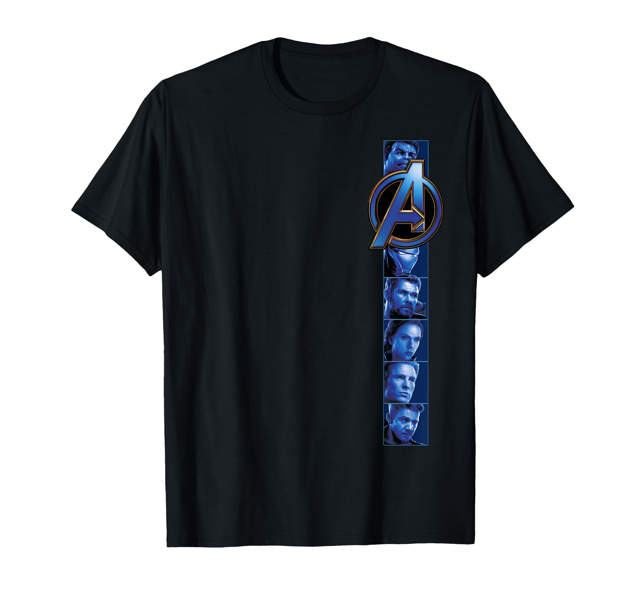 T-shirt Avengers Endgame vertical avec graphique de héros Marvel - 3