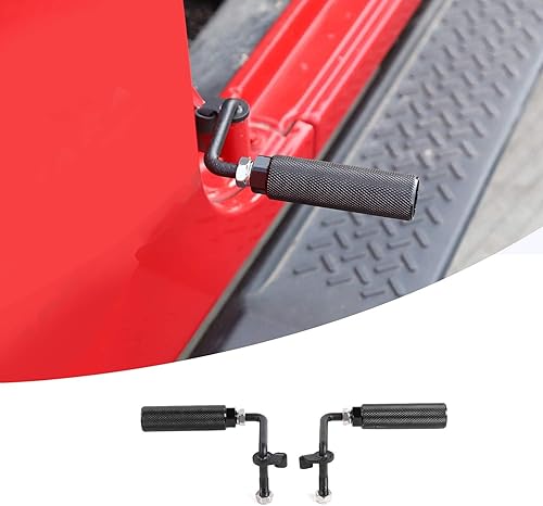 JeCar Reposapiés para pedales, panel de patada hecho de acero sólido para Jeep Wrangler JK JKU JL JLU 2007-2020