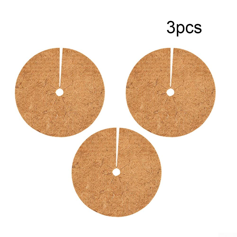 Tappetino in fibra di cocco, protezione delle piante di cocco, dischi per pacciamatura di cocco, vaso da fiori per piante e alberi da 60 cm
