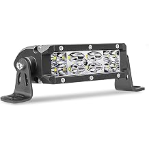 5 Inch Slim LED Light Bar, AKD Part 36W Spot Flood Combo Small Off Road Driving Lights Mini Slim Thin LED Light Bar Waterproof Work Backup Head Lights for Dirt Bike Truck UTV ATV Motorcycle