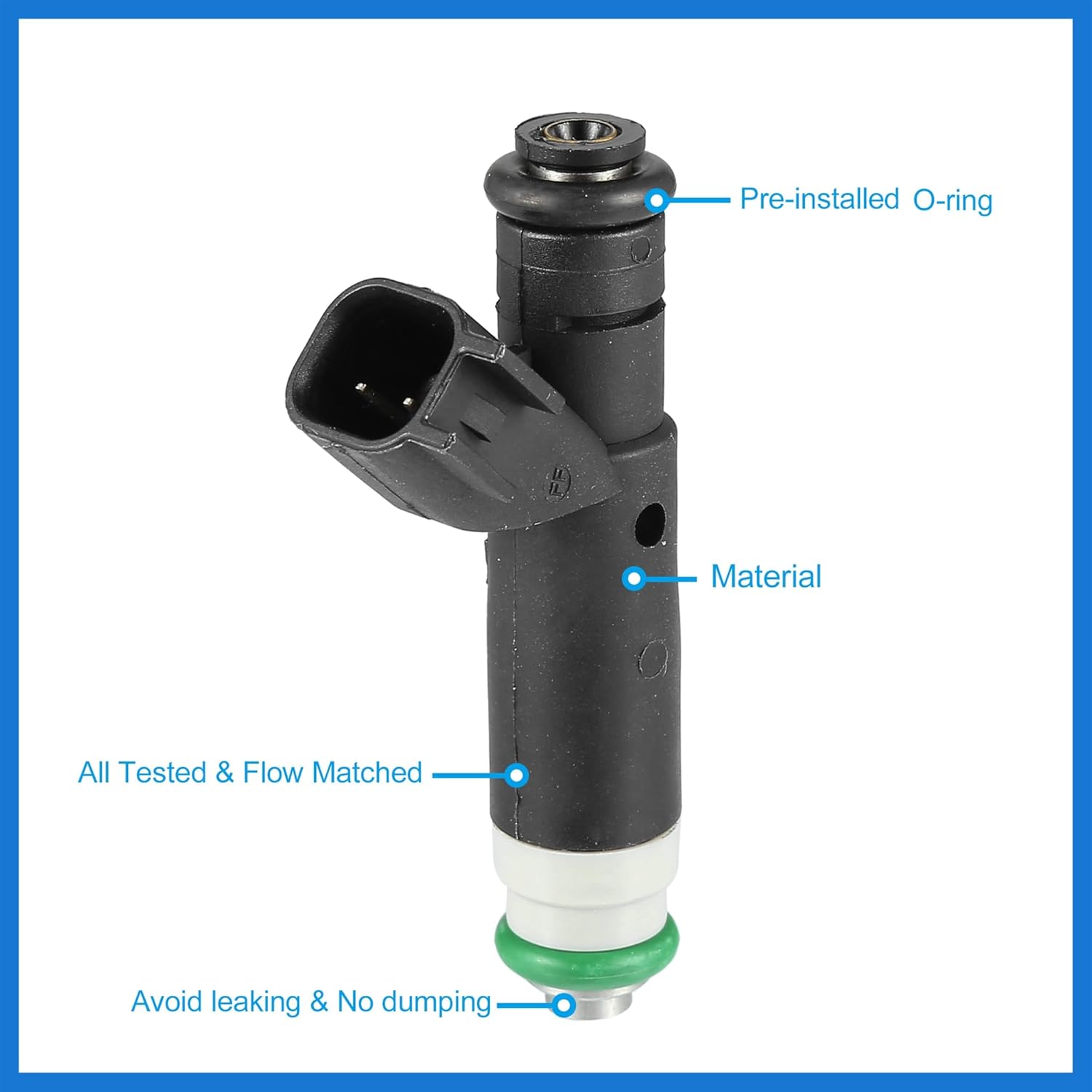 8 Pcs 53030842 FI11334S Fuel Injector Nozzle Replacement for Dodge Dakota Durango 2.5L 3.9L 4.7L 5.9L 2000 Auto Accessories