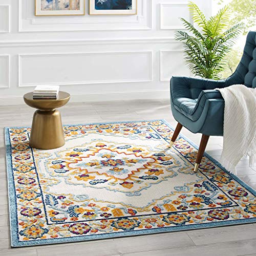 Tapete Reflect estilo vintage multicolor 5x8 pies