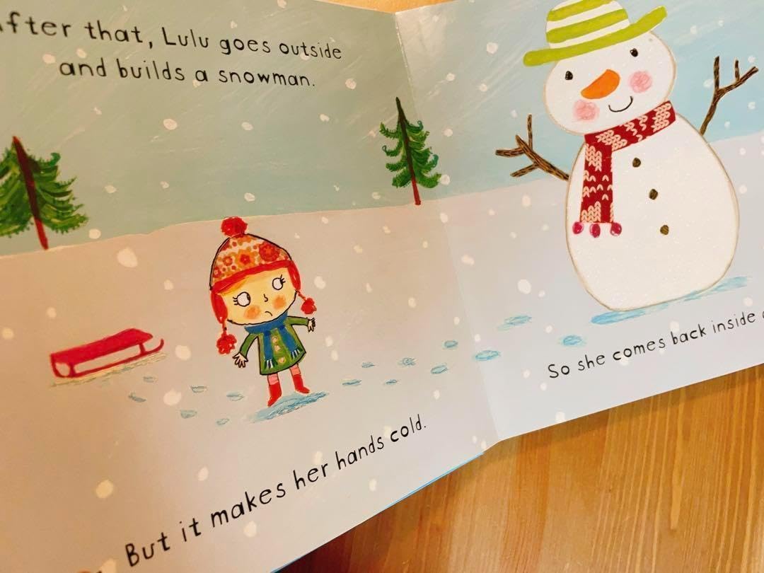 Amazon.co.jp: 英語絵本Lulu's Christmasしかけ絵本 クリスマス洋書