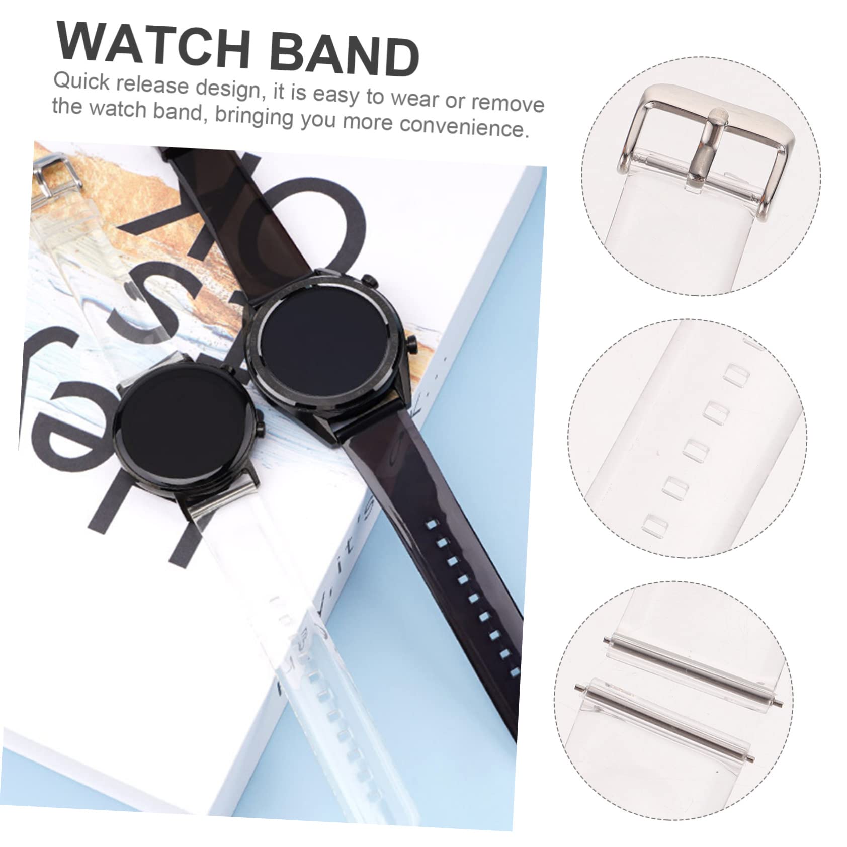 Artibetter Correa Universal Banda De Reloj Inteligente Universal Banda De Reloj Correa De Reloj Correa De Reloj Correa De Muñeca Reemplazo De Correa De Reloj Correa De Reloj De