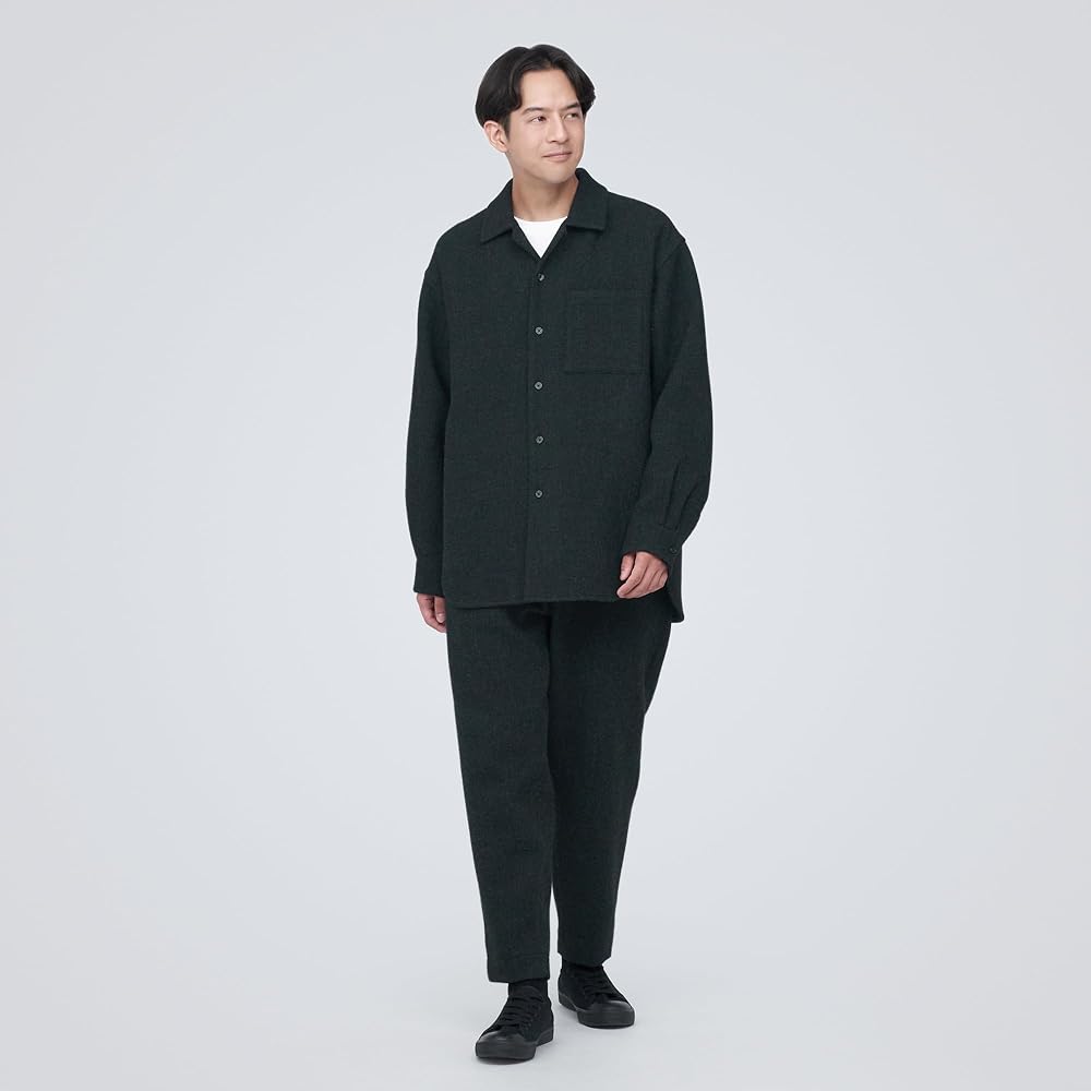 Amazon.co.jp: 無印良品 ジャケット 再生混ウール二重織り