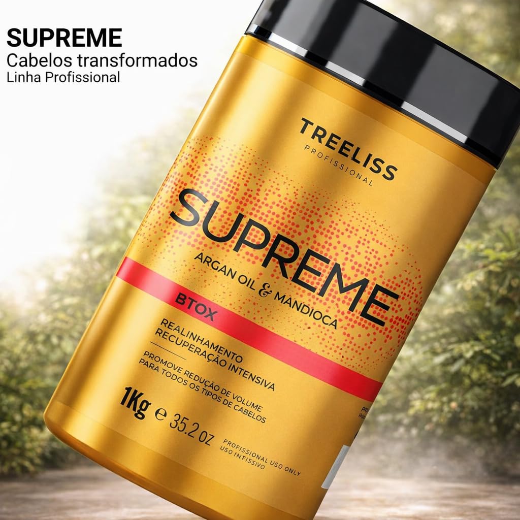Amazon.com: Tree Liss BTOX Mandioca Supreme 1Kg Hair Mask