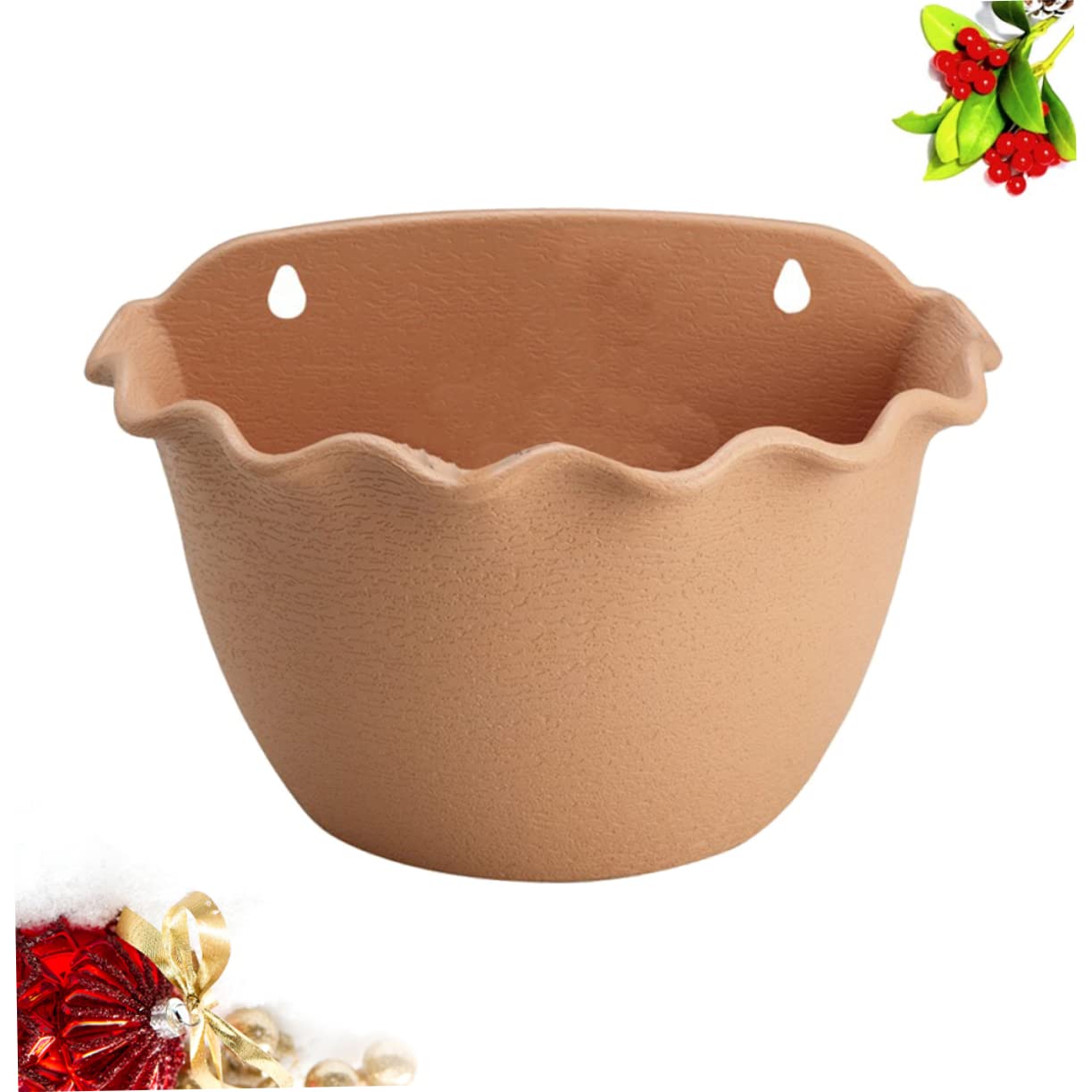 SUPVOX 1 Pc Supporto Per Vasi Da Fiori Da Esterno Fioriere Per Ringhiere Per Balconi Vasi Di Terracotta Appesi Vasi Per Piante Da Fioriere Da Esterno Wall Mount Secchio Sospeso