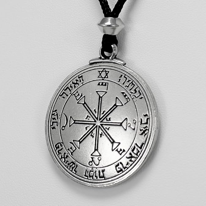 Pentacle of the Sun Talisman - Health & Vitality Key of Solomon Amulet