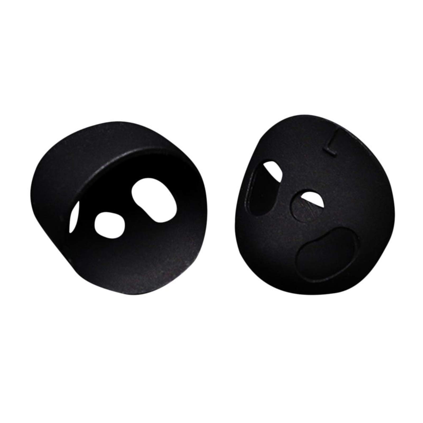 newshijieCOb 1 Pair Wireless Earphone Ear Caps Protective Case Soft Earphone Accessory Compatible with Samsung Galaxy Buds Live Black