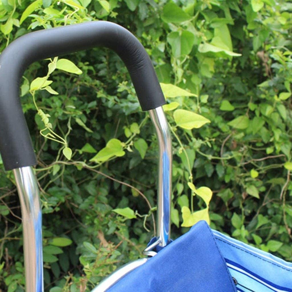 Carrelli elevatori Carrello a Strisce in Alluminio Carrello Piccolo Carrello Portatile Pieghevole Carrello per Uso Domestico Borsa in Tessuto Leggero Auto per Bagagli Anziani Auto conveniente