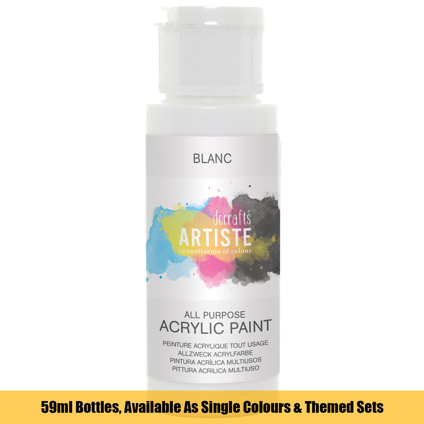 Artiste - Juego de 12 pinturas acrílicas con temática botánica de 59 ml, secado rápido, pintura profesional de arte, manualidades y hobby, artistas de viaje, colores vibrantes, pinturas a base de agua