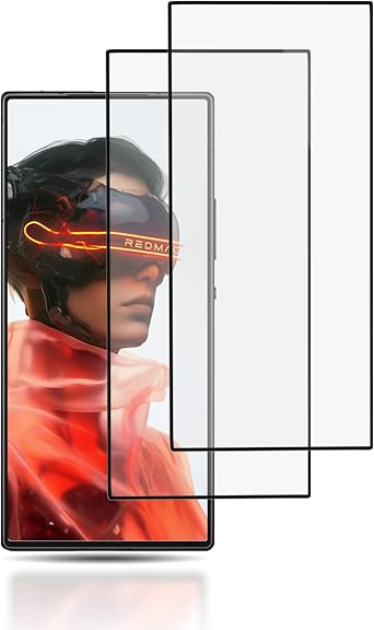 for ZTE Nubia RedMagic 10 Air Screen Protector Tempered Glass,Anti Scratch,Bubble Free,Easy Install for RedMagic 10 Air - 2 Pack