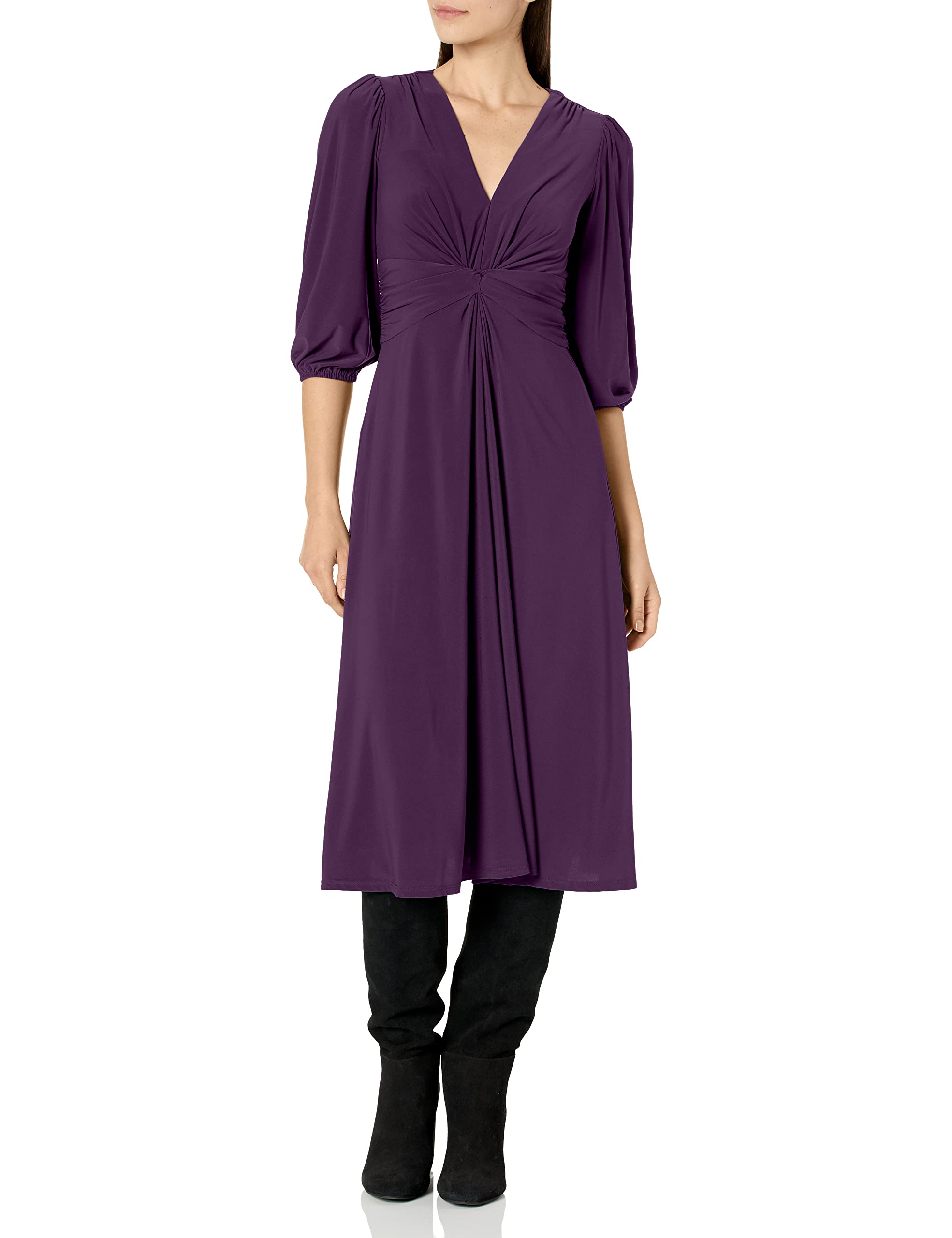 Vince Camutowomens Twist Knot Waist Midi Dress Desertcart UAE