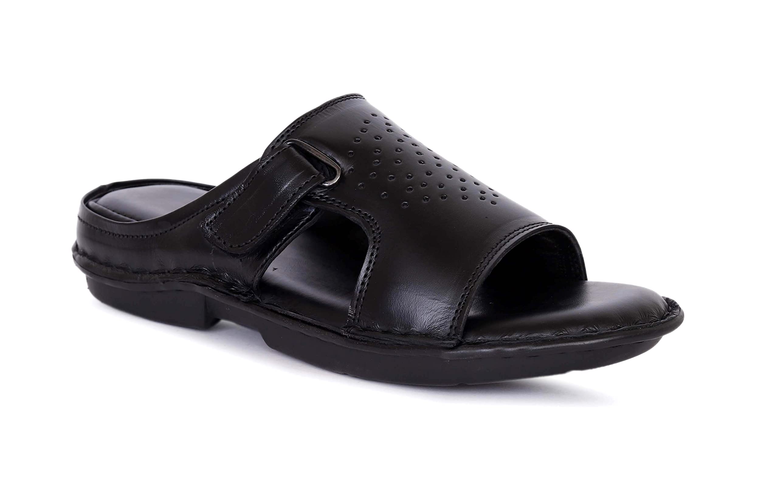 Gwal G Genuine Leather Comfortable Sandals and Slippers Office Wear Outdoor and Casual Sandals for Mens Black (B09KC96NVY) Amazon Price History, Amazon Price Tracker