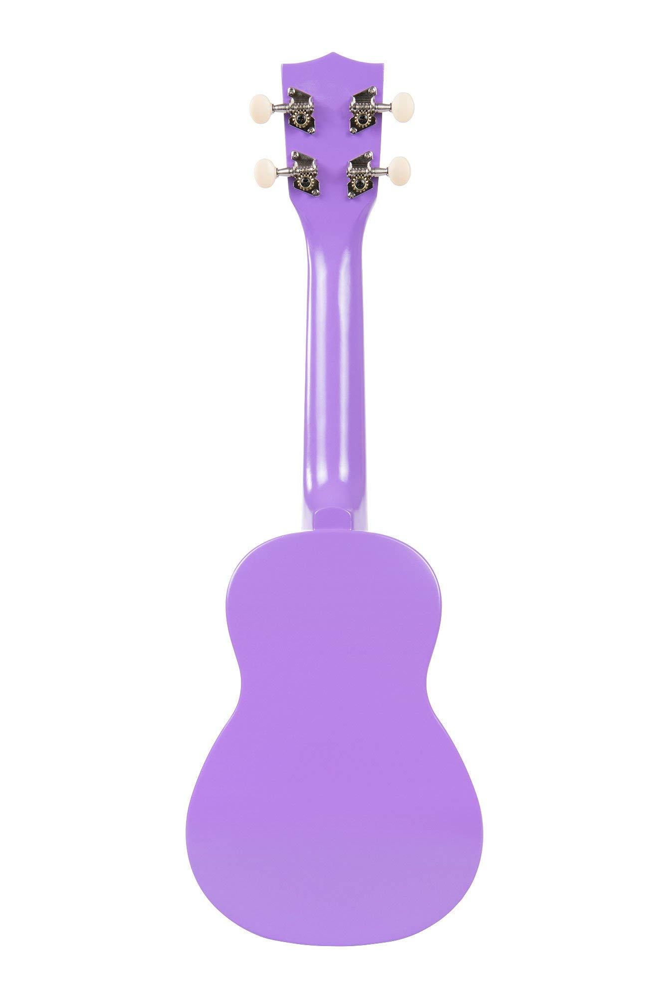 Kala - MK-SS/PUR -Ukulele Soprano Bambini Adulti e Principianti, Ukulele Scuola Media in ABS per Musicisti Esperti/Nuovi, Custodia Inclusa, Strumenti Musicali Bambini a Corda, Satinato colorato