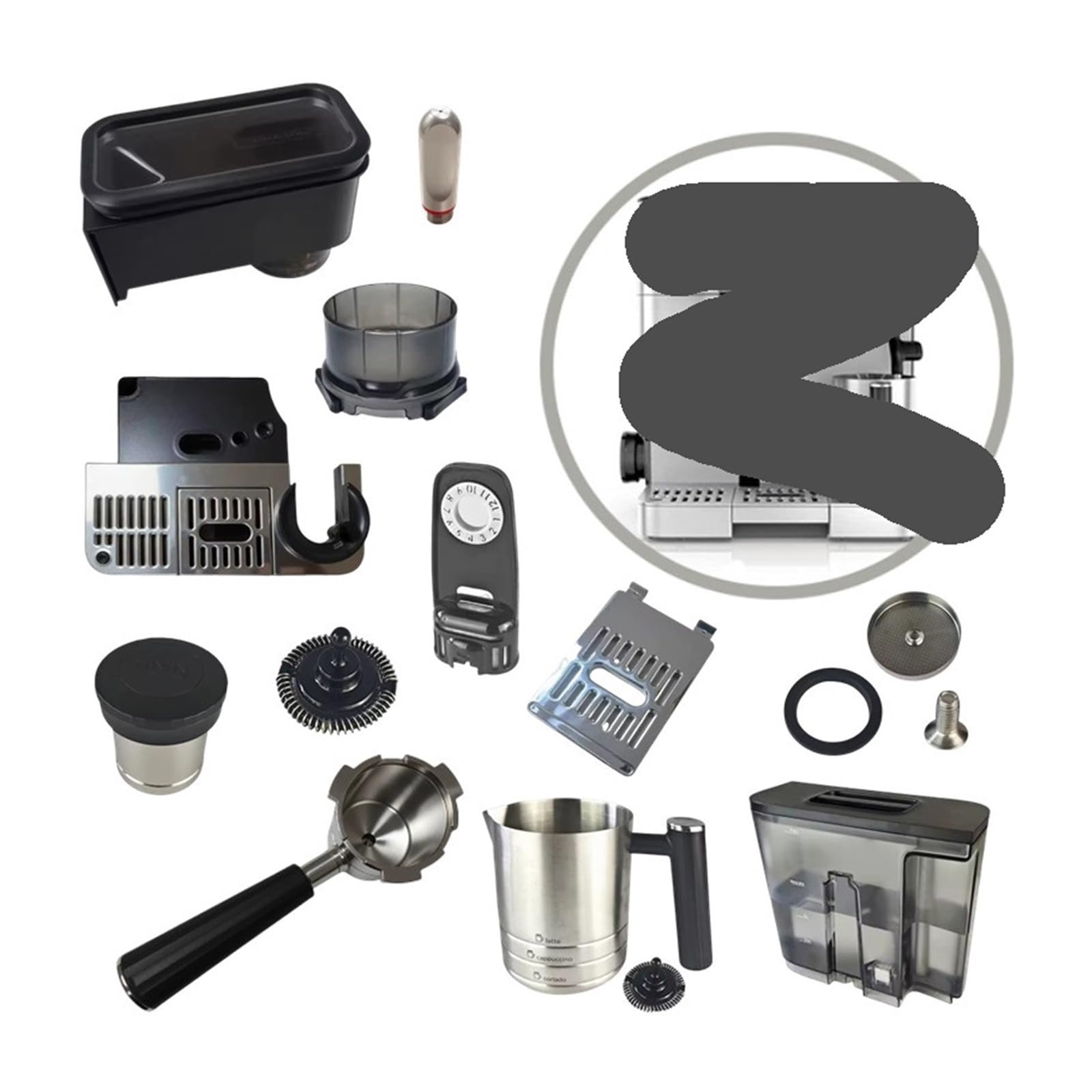 Kaffeezubehör for ES601/ES655/ES701 Maker Cafe ES601 Maschine(Holder 601 655 701)