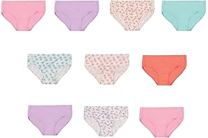 Hanes Girls' Pure Comfort Cotton Underwear Value Pack
