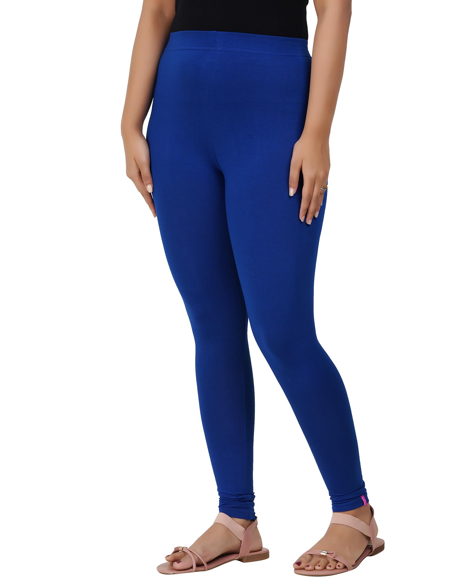 Color Beatz Cotton Lycra Full Length Churidar Leggings for Women-picture-30