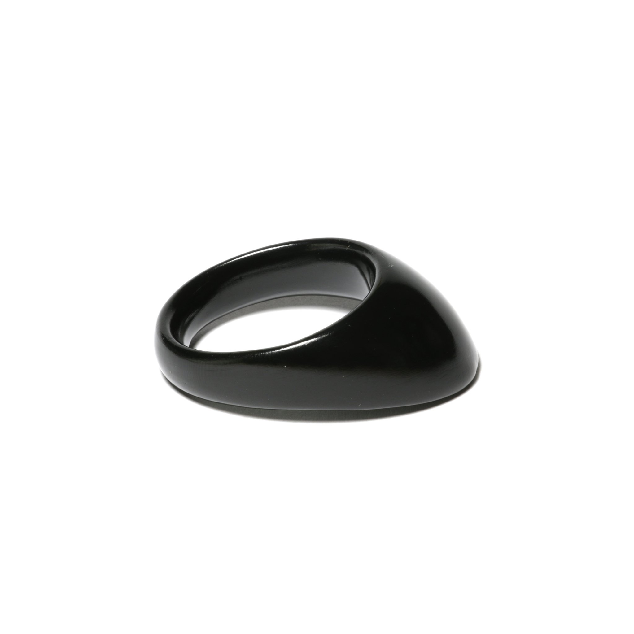 Vermil Premium Handmade Traditional Turkish Black Archery Thumb Ring