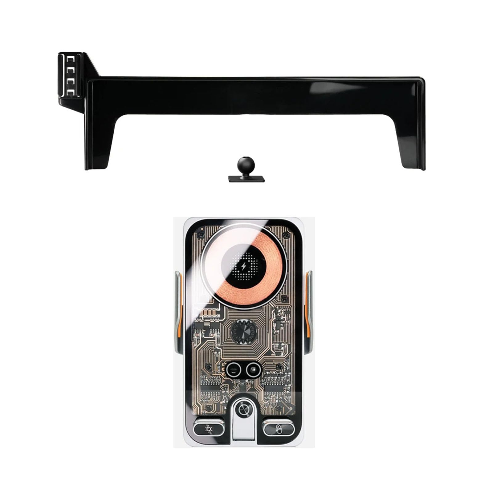 MOGFLMAN Car Phone Holder for Zeekr 7X 2025-2026, LHD Car Phone Holder
