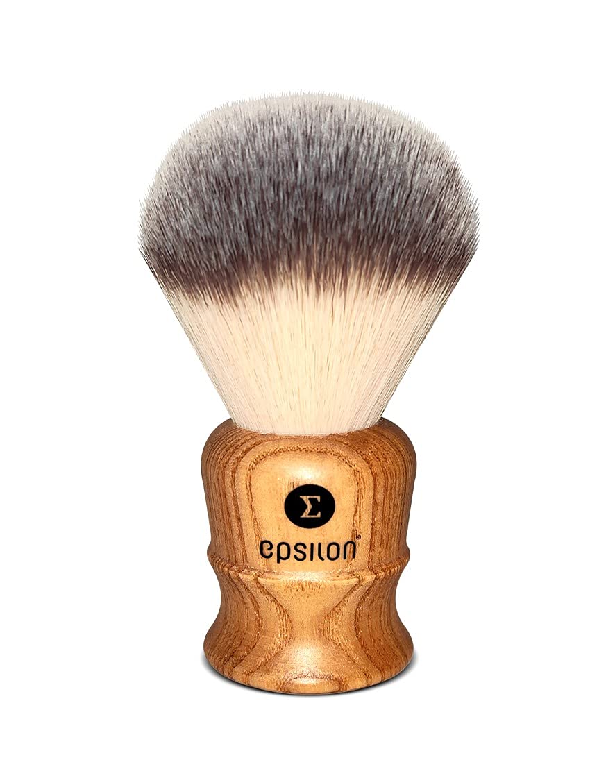 Epsilon Brocha Afeitar Sintética Madera 26/54mm, Único, Estándar