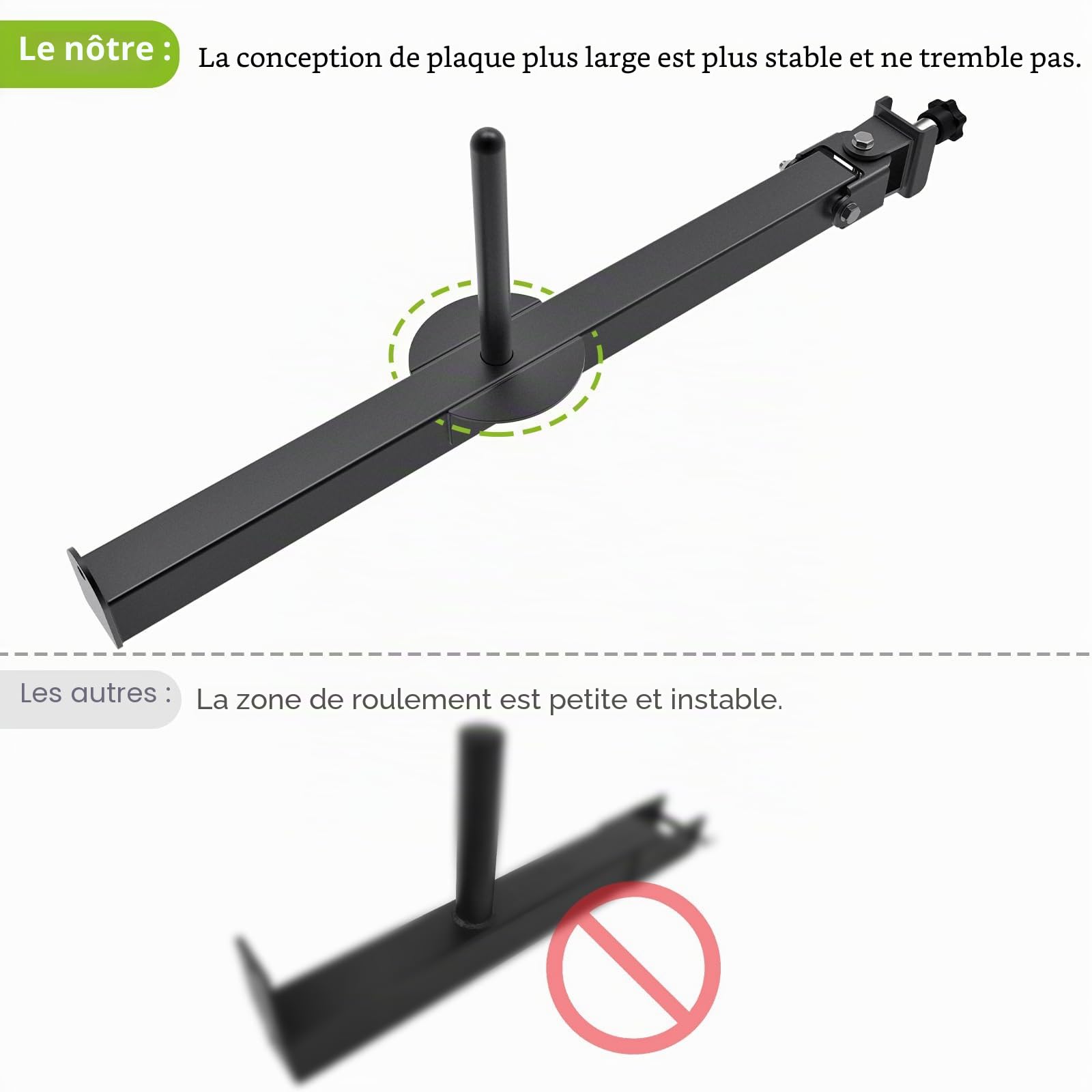 SELEWARE Ceinture Bras de Levier de Squat Fixation pour 5,1 x 5,1 cm et 7,6 x 7,6 cm Power Cage, Squat Rack Landmine Attachment, Compatible avec des Disques d'haltères de 2,5 cm et 5,1 cm