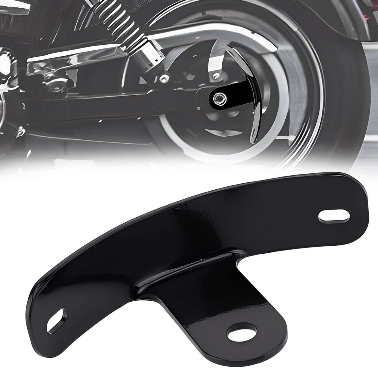 Rear License Plate Tag Mount Bracket Side Support Holder Motorcycle License Plate Bracket Compatible with Harley Davidson Sportster 48 72 Iron 883 1200 Nightster Roadster (1993-Present)