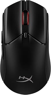 HyperX HyperX Pulsefire Haste 2 Wireless Gaming Mouse for Gamers – Ultra Lightweight 61g, High Precision, Black, 2-Year Warranty 6N0B0AA