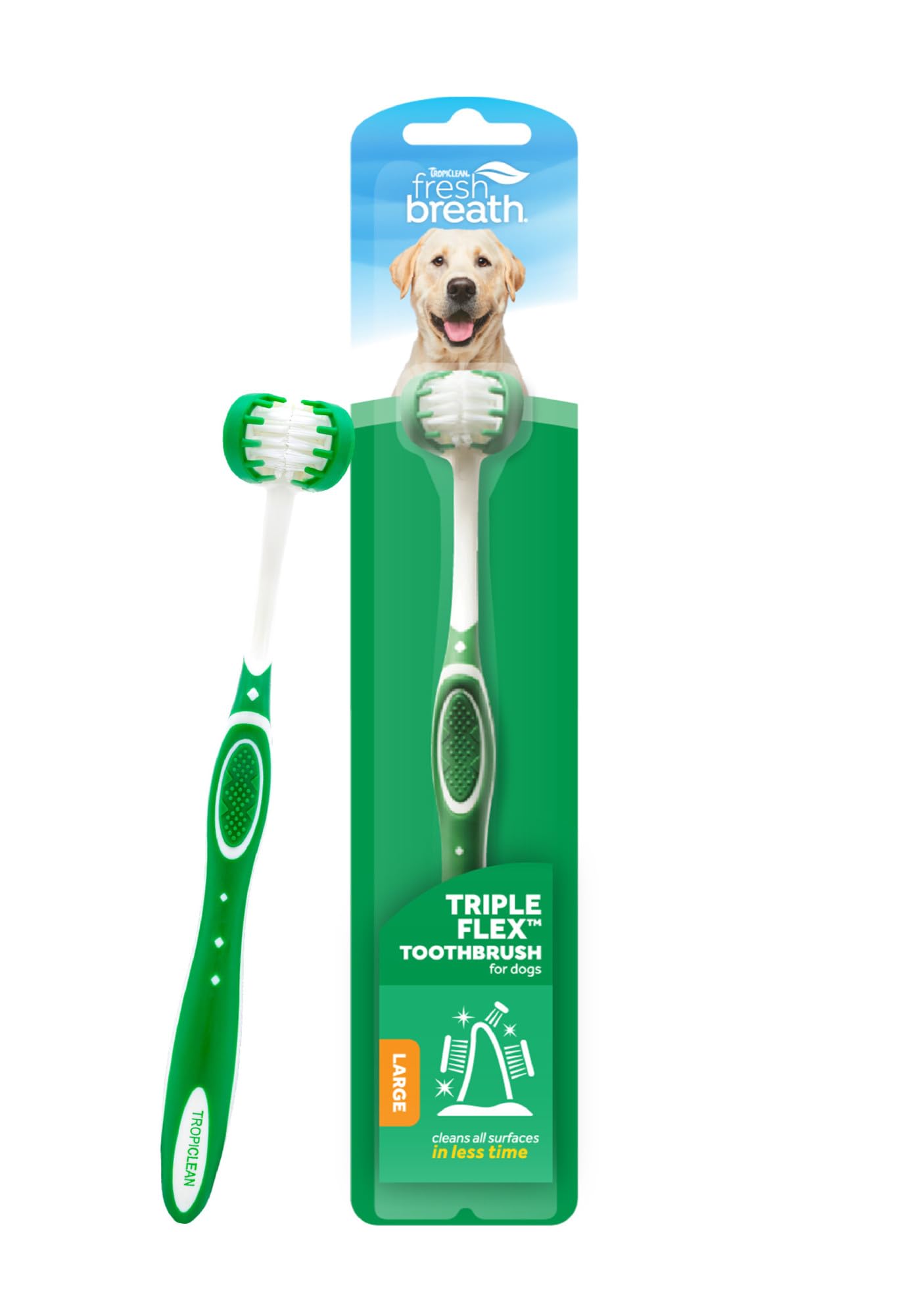 Triple Flex Toothbrush For Dogs