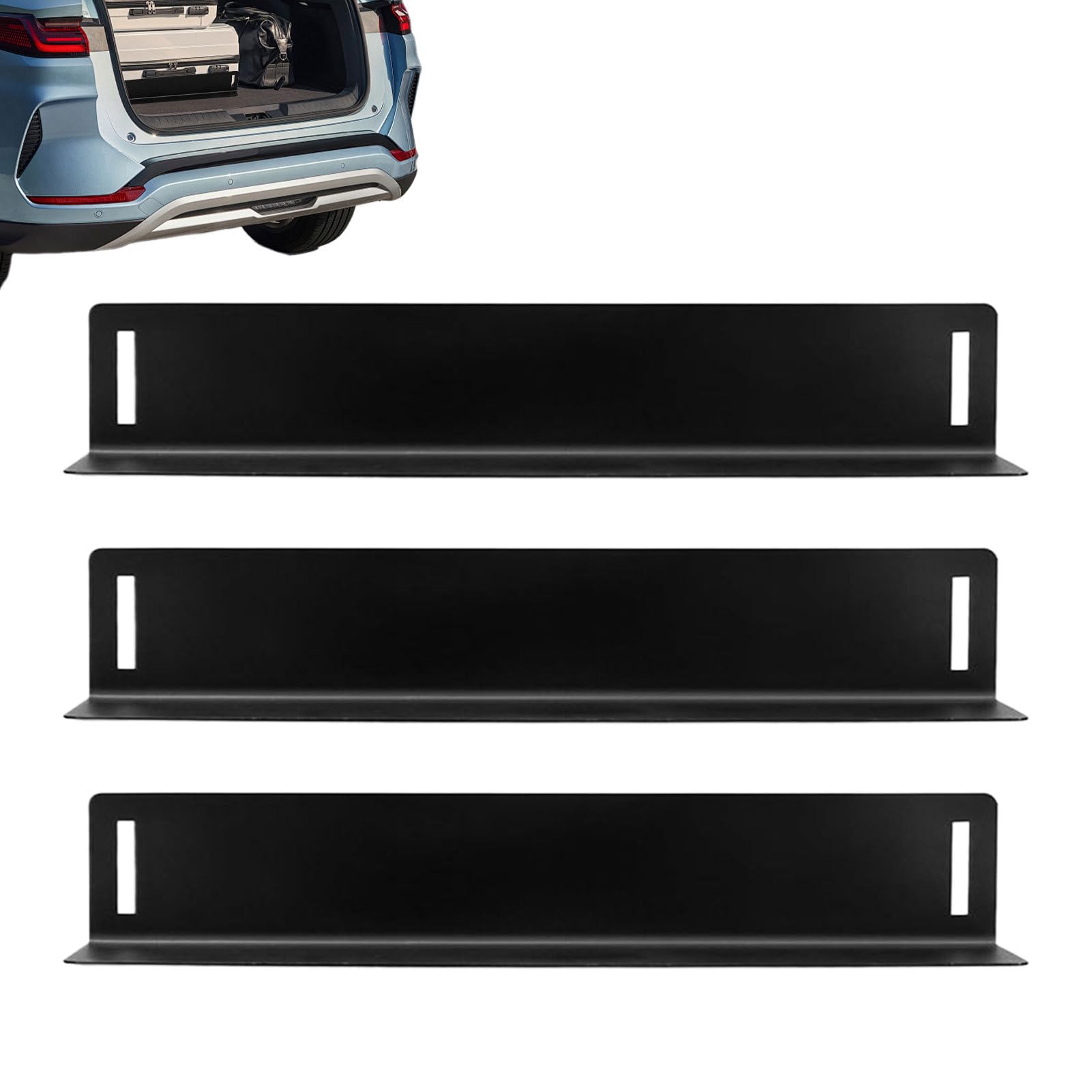 Accessoire auto diviseur de coffre pour stopper le glissement des objets