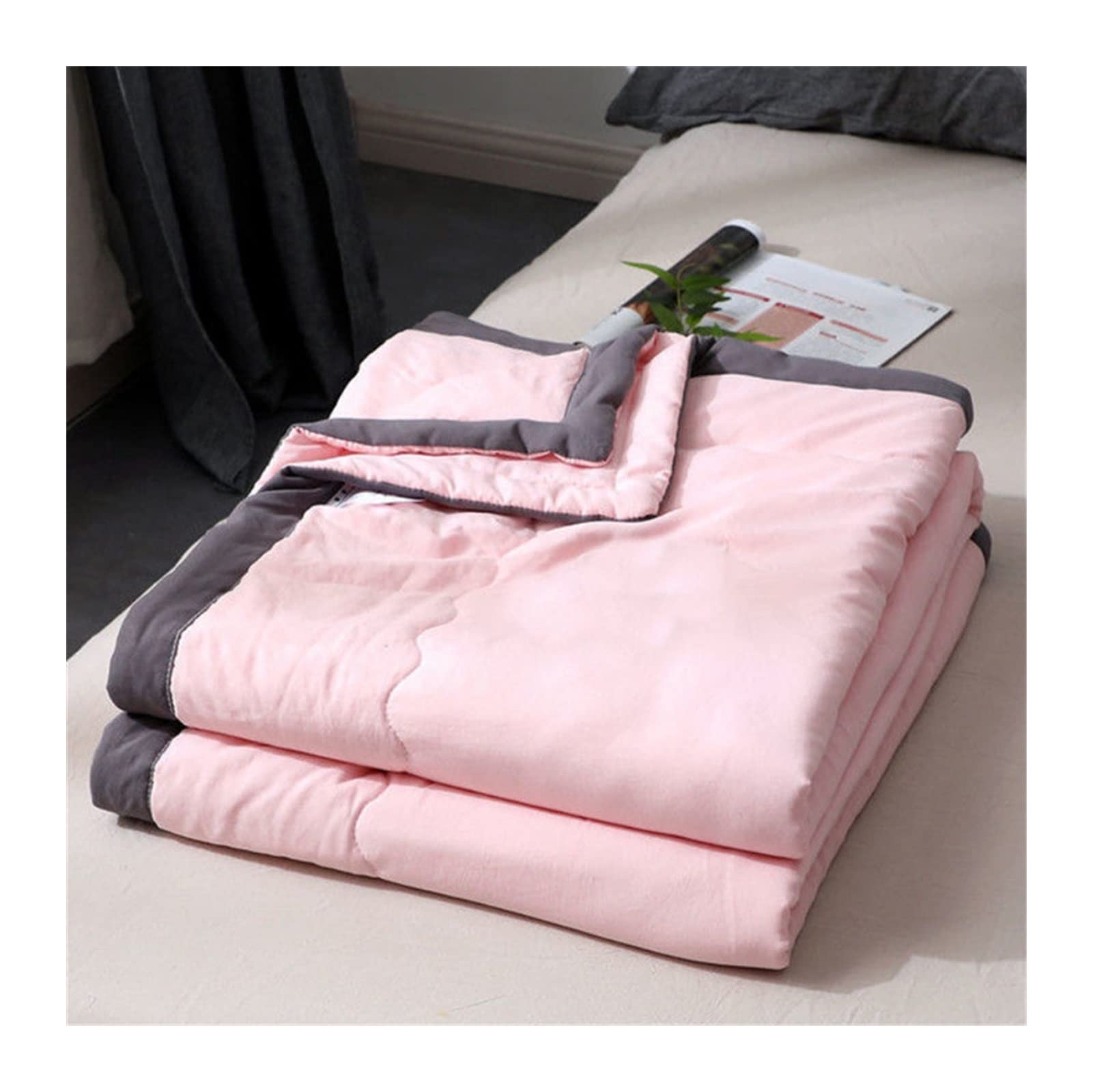 EBzvblxm Cooling Blanket for Summer, Summer Cooling Blanket Cotton Soft Thin Comforter Bedspread Multiple Sizes(05,100x140cm)