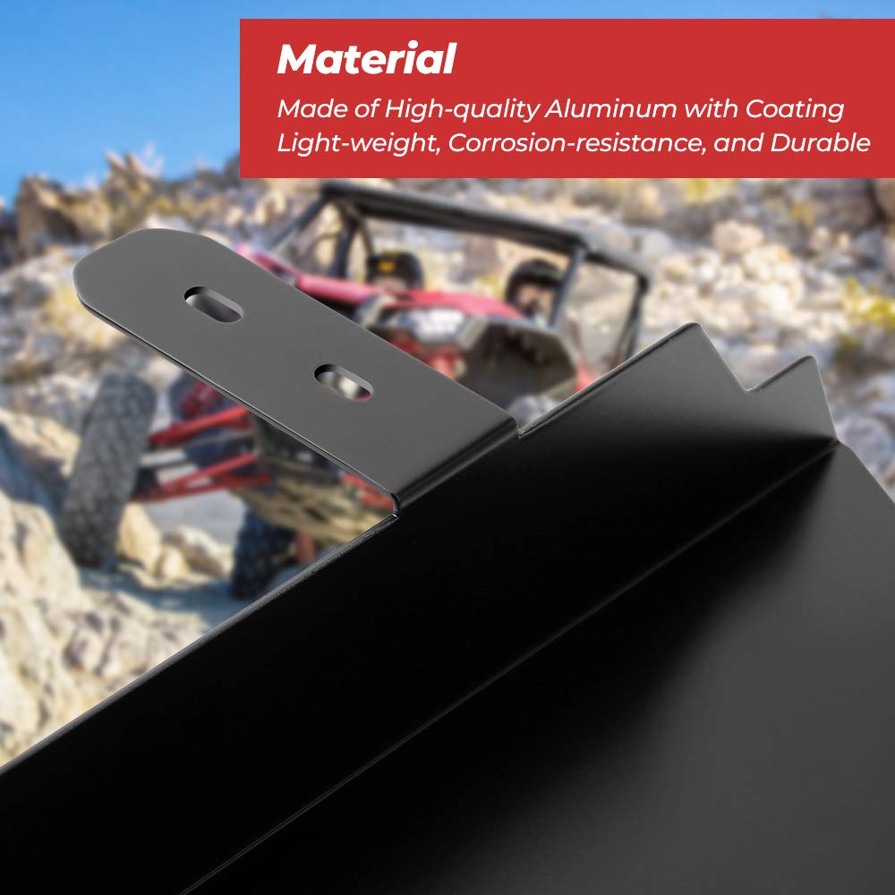 KEMIMOTO UTV Lower Doors, Aluminum Lower Door Panels Front Half Doors Compatible with 2019+ Talon 1000X 1000R 2020+ Talon 1000X-4 Door Inserts (2 Door Panels)