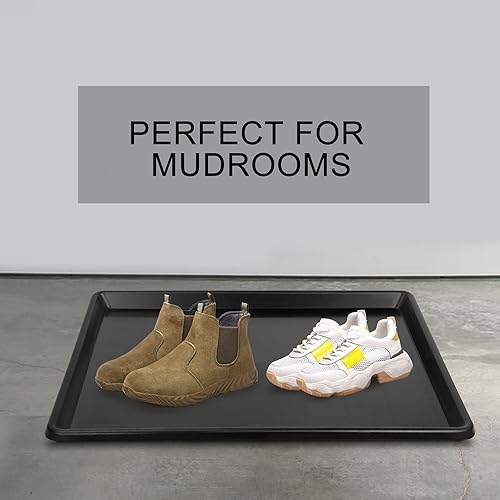 Miniatura 4 de Confote 1 bandeja de repuesto de 35.5 pulgadas para bandejas de jaula de perros, bandeja inferior de plástico, bandeja multiusos para botas para