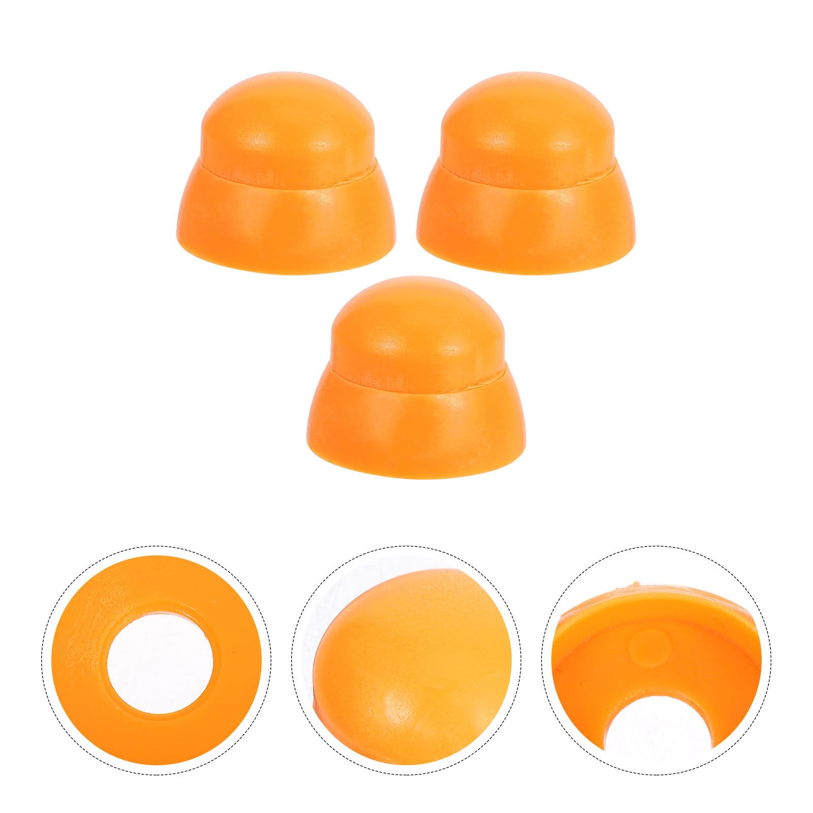 UPKOCH Tappi di Sicurezza per Bulloni Parco Giochi, Copridadi in Plastica Arancione, Set da 10 Pezzi, Protezione Attrezzature Bambini per Scivoli e Altalene All'aperto