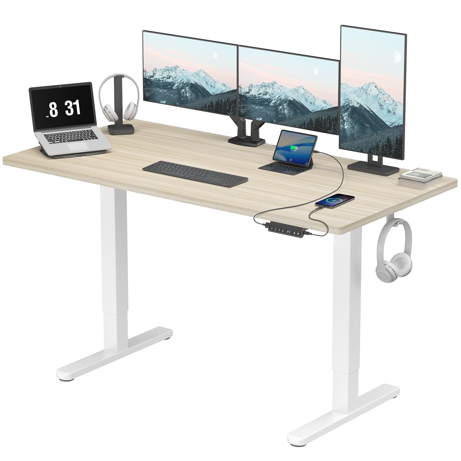 Huanuo HNESD285N-160A-EU - Bureau électrique réglable assis debout 160x80