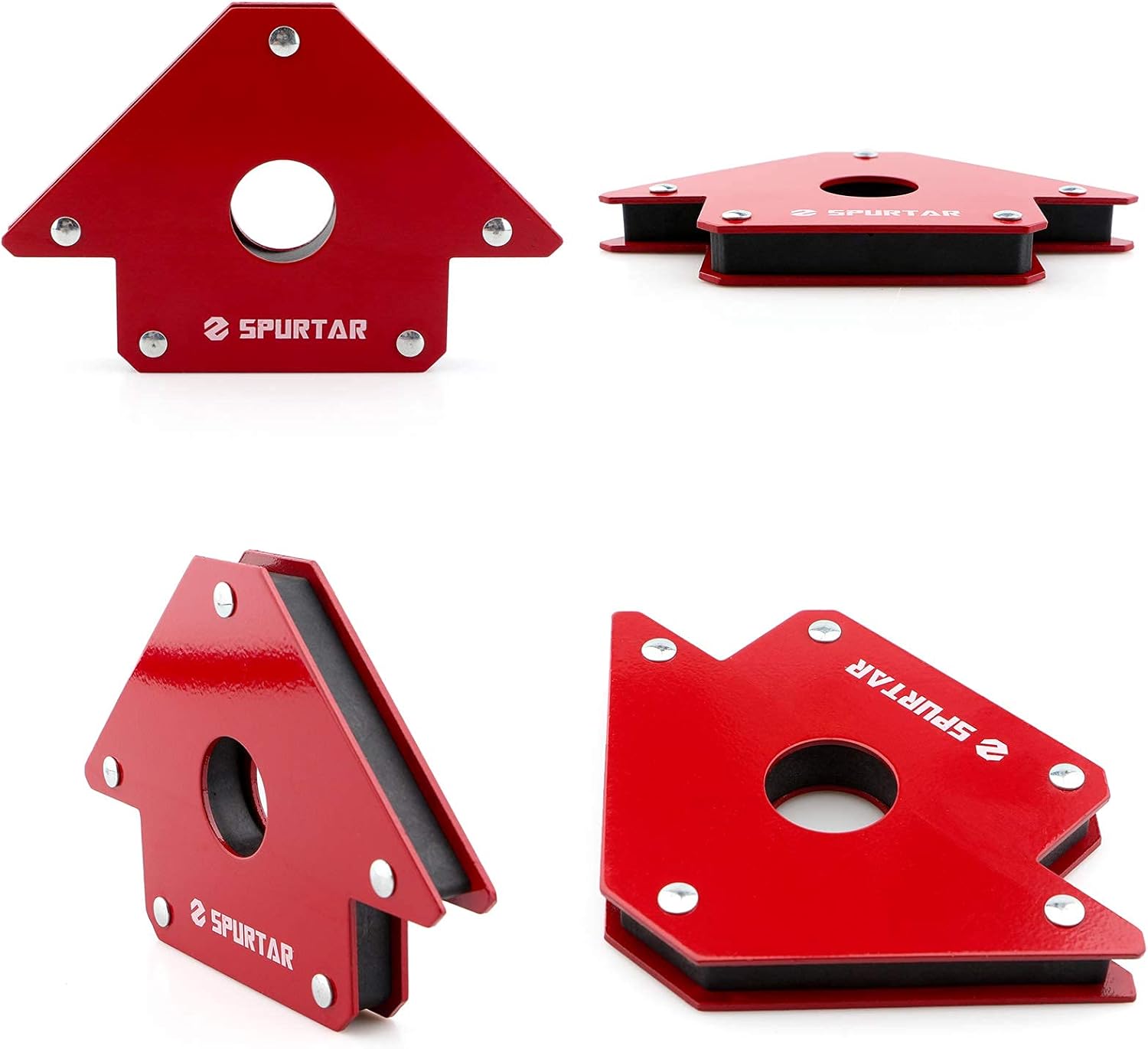 TOP оƒƒERS 4Pcs 4 50 lbs Arrow Welding Magnets Metal Working Mig Tools and Equipment Magnetic Welding Clamps Workshop Welder Soldering, 45, 90, 135 Degree Angle Magnet