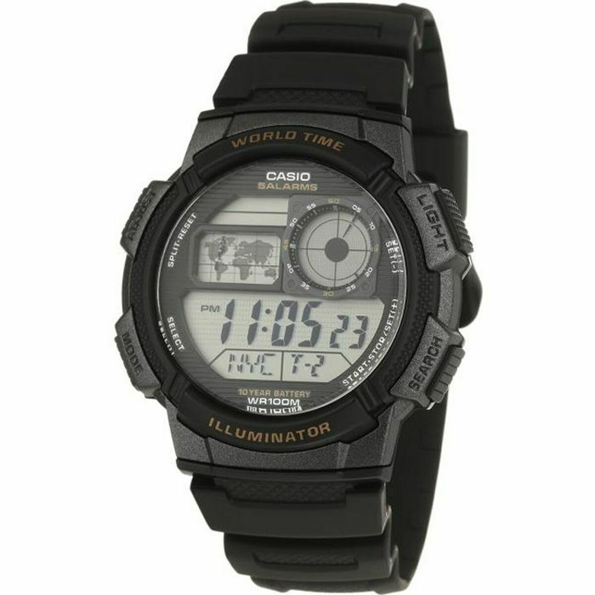 CasioMen's Watch - AE-1000W-1AVEF Grey Dial, Black Band