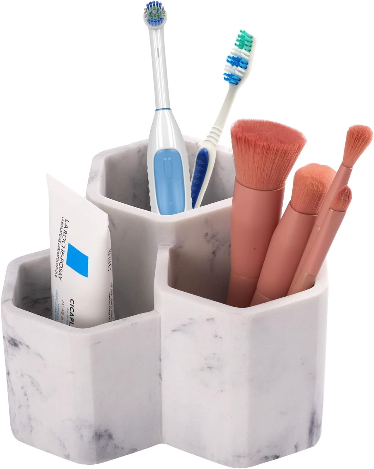 GMITING Black Toothbrush Holder, 2 Pack Bathroom Tooth