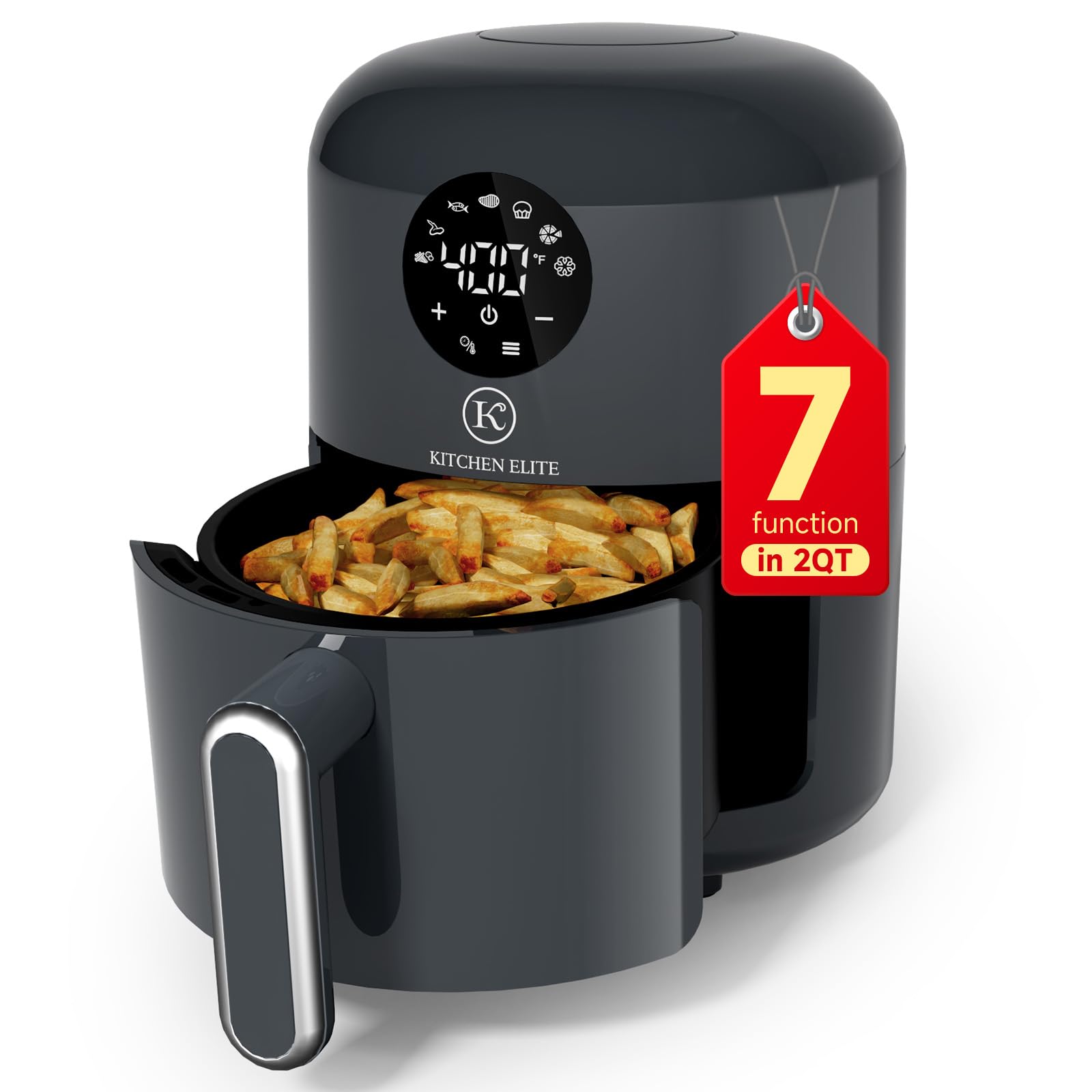 Kitchen Elite Compact 7-in-1 Digital Air Fryer